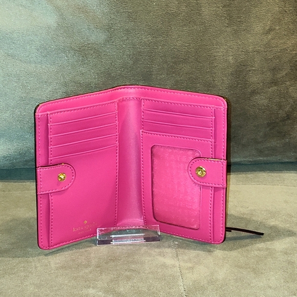 KATE SPADE NEW YORK SMALL TALLY BLURRY FLORAL LAUREL WAY BLACK TOTE & WALLET - Picture 14 of 16